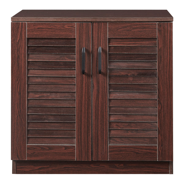 Schuhschrank Løten 63x36x62 cm Wenge [en.casa]