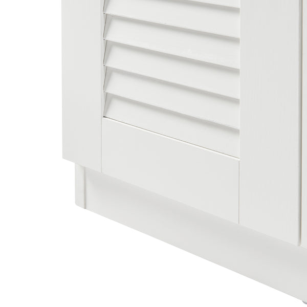 Schuhschrank Løten mit Sitzbank 120x36x97 cm Weiß [en.casa]