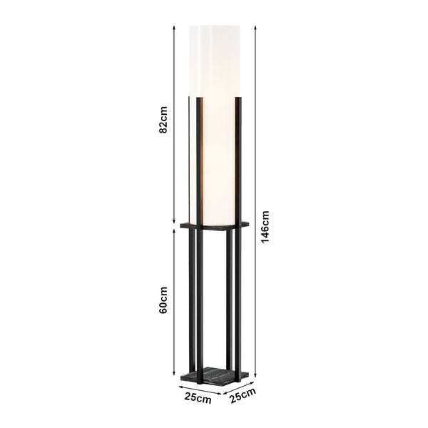 Stehlampe Gisborne mit Ablage [lux.pro]