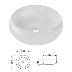 Waschtisch Skelbolu mit Schubladen 60x72x40 cm [en.casa]