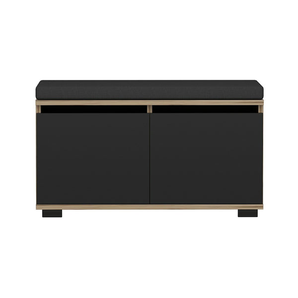 Schuhbank Brande mit 4 Ablagefächern 42x80x35cm in versch. Farben [en.casa]