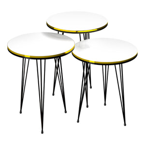 Satztisch Ry 3er Set in versch. Farben [en.casa]