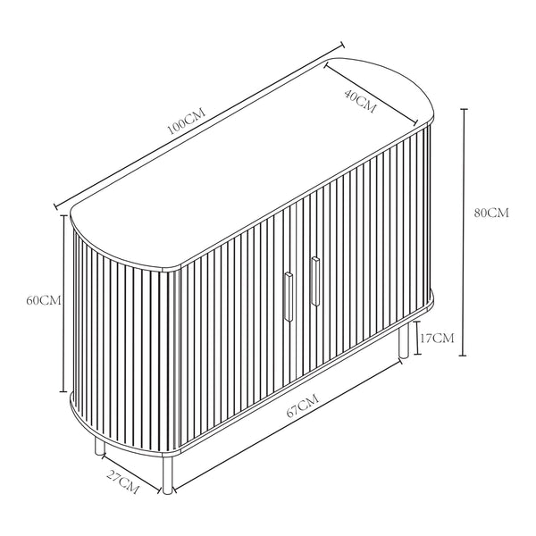 Kommode Tvedestrand [en.casa]