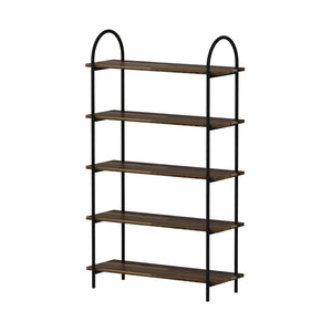 Standregal Broager Altholz/Schwarz in versch. Größen [en.casa]