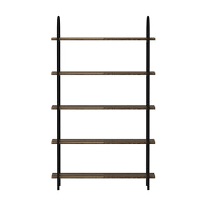 Standregal Broager Altholz/Schwarz in versch. Größen [en.casa]