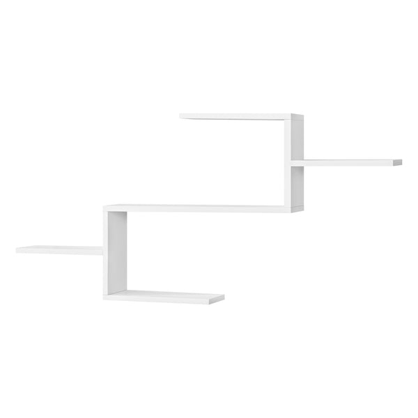 Schweberegal Flekkefjord 104 x 14,5 x 49,5 cm mit 5 Ablageflächen versch. Farben en.casa