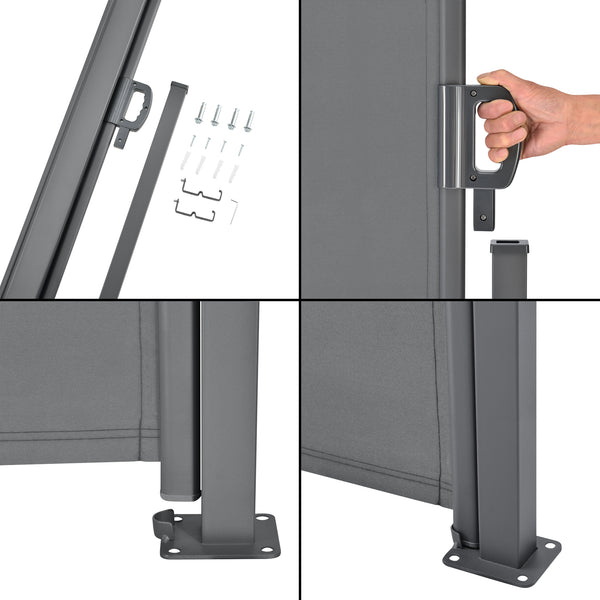 Seitenmarkise Mulhacén in versch. Farben und Größen pro.tec