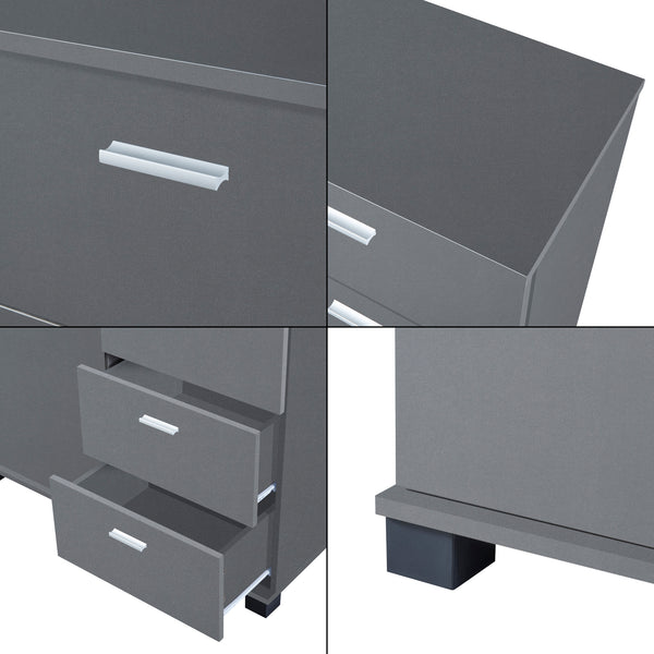 Sideboard Döbritz 84x80x28 cm [en.casa]