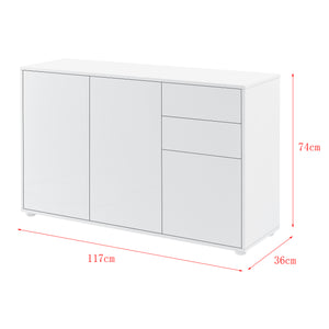 Sideboard Paarl 74x117x36 cm in versch. Farben en.casa
