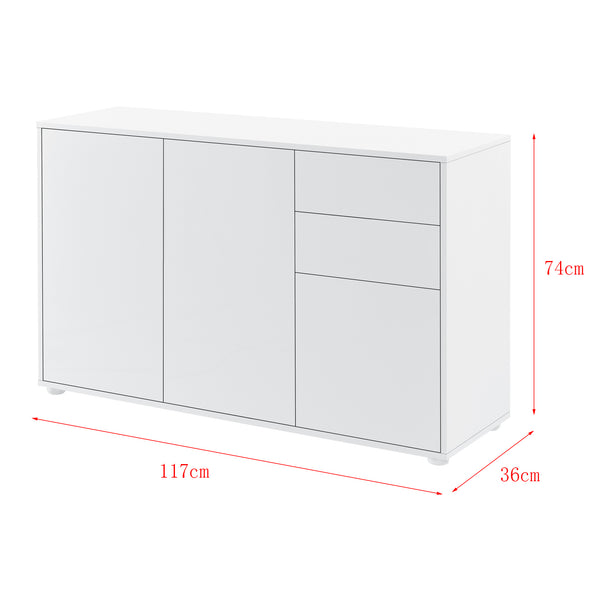 Sideboard Paarl 74x117x36 cm in versch. Farben en.casa
