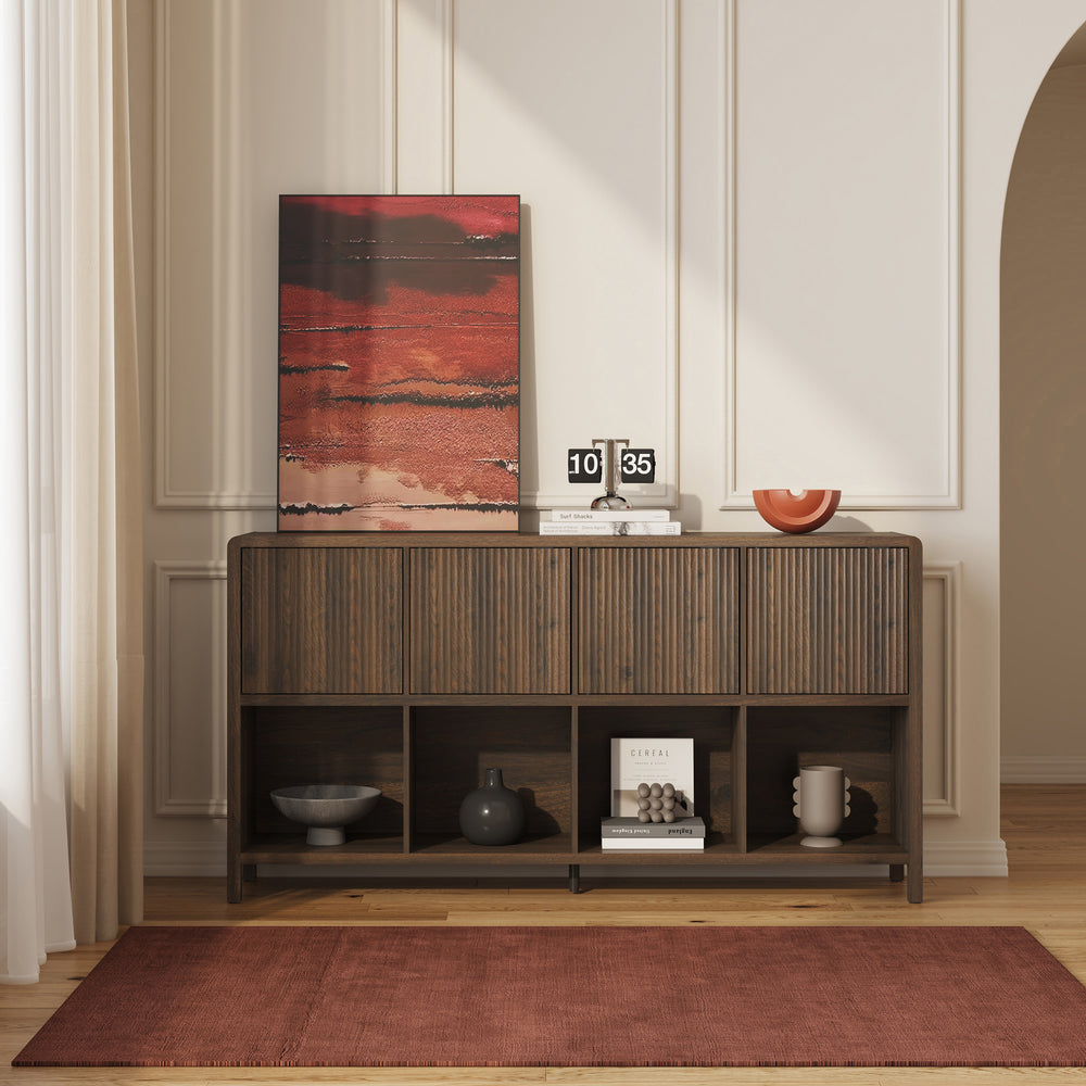 Sideboard Lukkodso mit Türen und Fächern [en.casa]