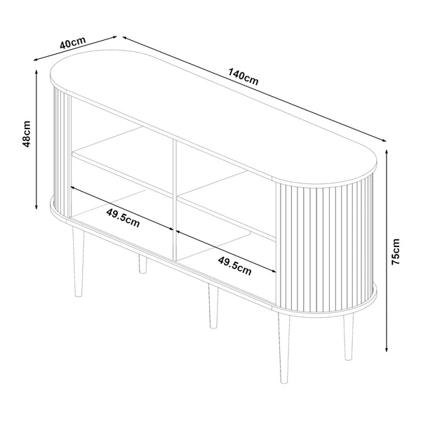 Sideboard Mapia [en.casa]