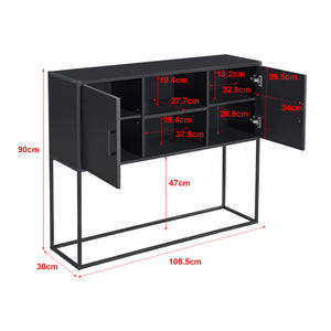 Sideboard Motala mit Ablage und Schranktüren versch.Farben [en.casa]