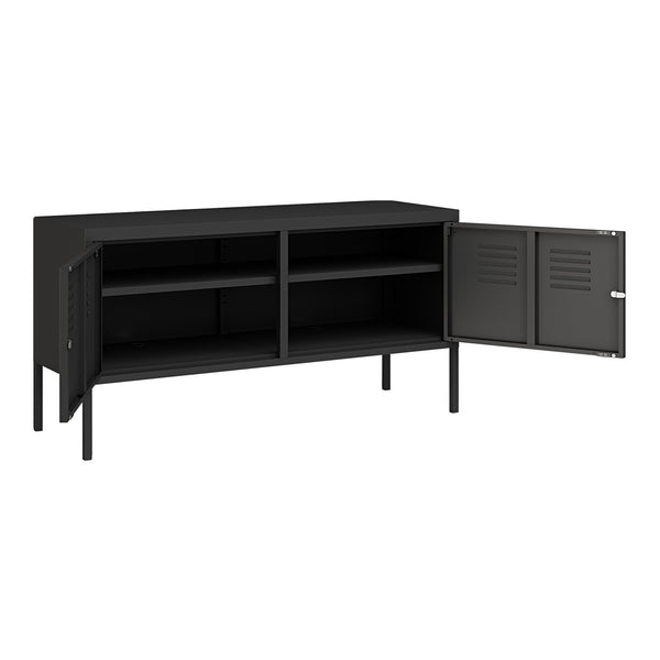 Sideboard Pyhtää 118x40x60cm Stahl [en.casa]