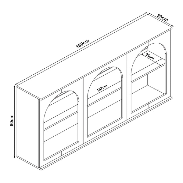 Sideboard Trorhun [en.casa]