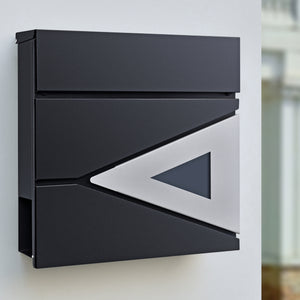 Briefkasten Schönburg 37x37x11cm Stahl in versch. Farben [en.casa]