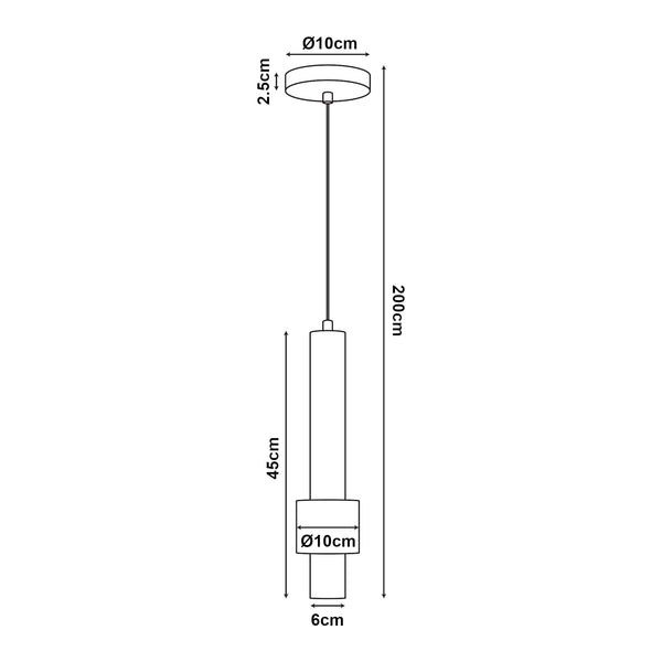 Hängeleuchte Lulled Metall [lux.pro]