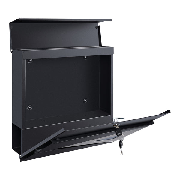 Briefkasten Schönburg 37x37x11cm Stahl in versch. Farben [en.casa]