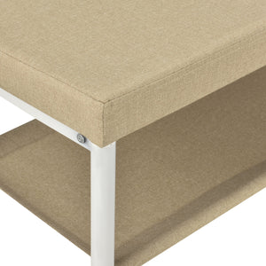Sitzbank mit Schuhablage Rjukan Beige pro.tec