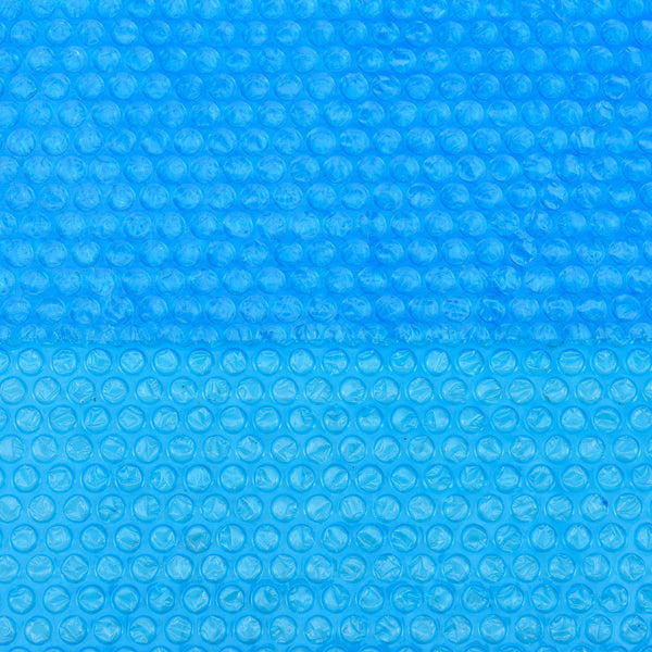 Solar Poolabdeckung Ferrarno Blau eckig [en.casa]