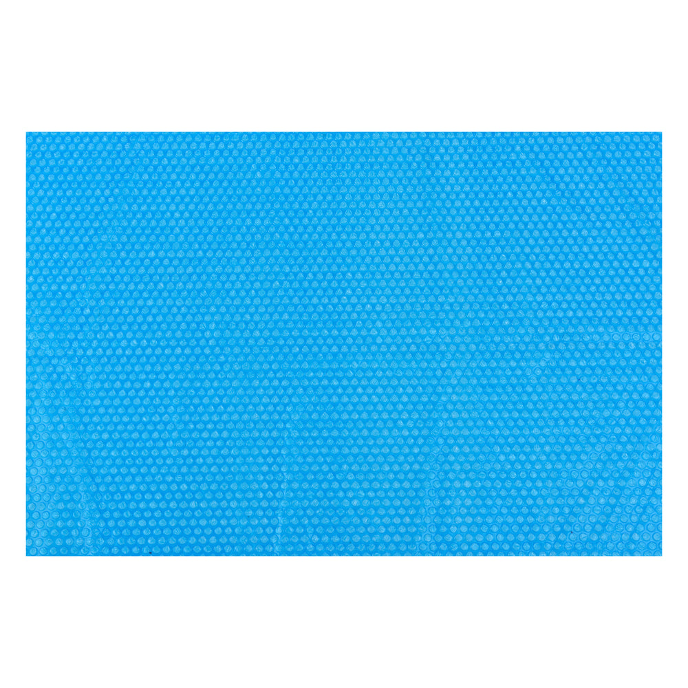Solar Poolabdeckung Ferrarno Blau eckig [en.casa]
