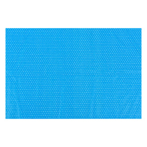 Solar Poolabdeckung Ferrarno Blau eckig [en.casa]