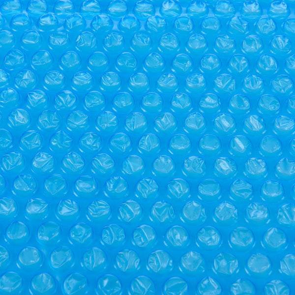 Solar Poolabdeckung Ferrarno Blau eckig [en.casa]