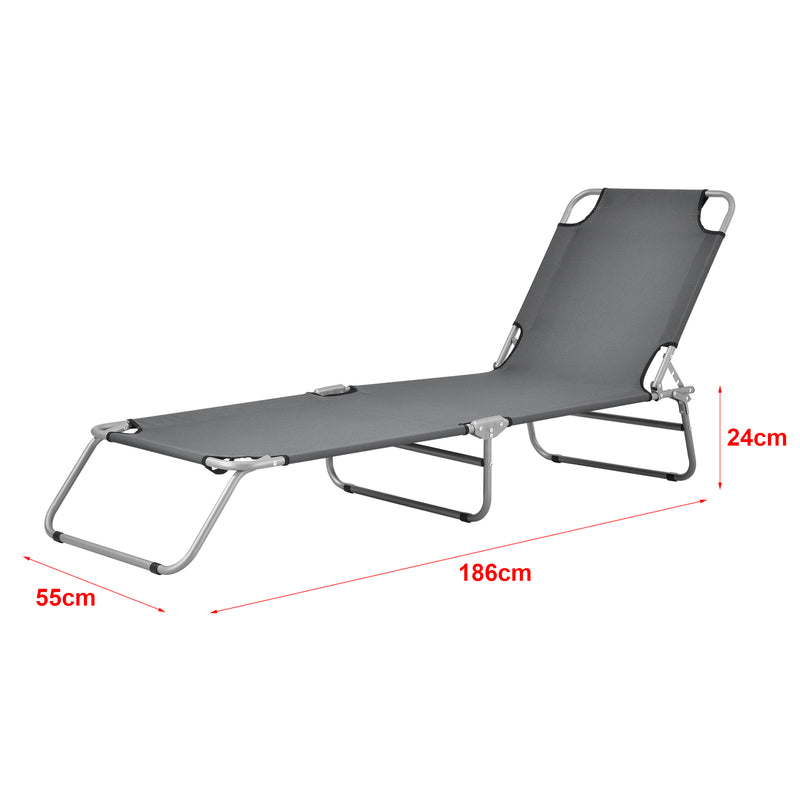 Maßskizze Sonnenliege Carcao 2er Set [casa.pro]