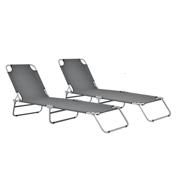 Sonnenliege Carcao 2er Set [casa.pro]
