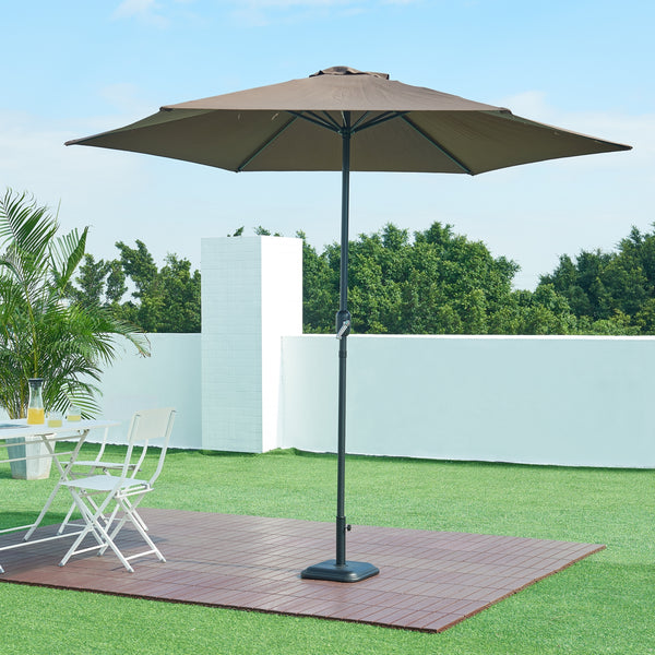 Sonnenschirmständer Biccari Beton Schwarz [casa.pro]