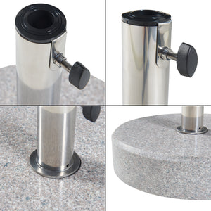 Sonnenschirmständer Bomba Granit [casa.pro]