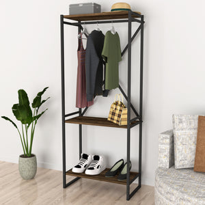 Garderobenständer Ulstein 160x66x34cm in versch. Farben [en.casa]