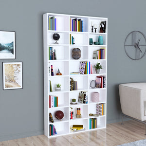 Bücherregal Askvoll 178x102x16cm Weiß [en.casa]