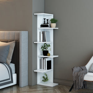 Standregal Pandrup Weiß [en.casa]