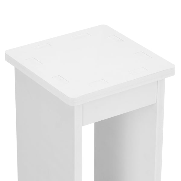 Standregal Arvika mit 3 Ablagen 80x17x17cm in verschiedenen Farben [en.casa]