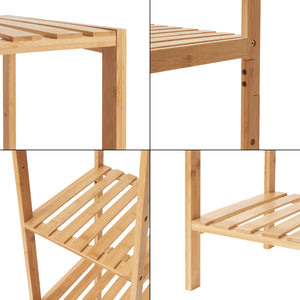 Standregal Lierne Bambus Natur [en.casa]