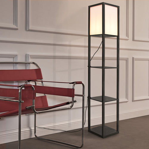 Stehleuchte Stapleford mit Regal [lux.pro]