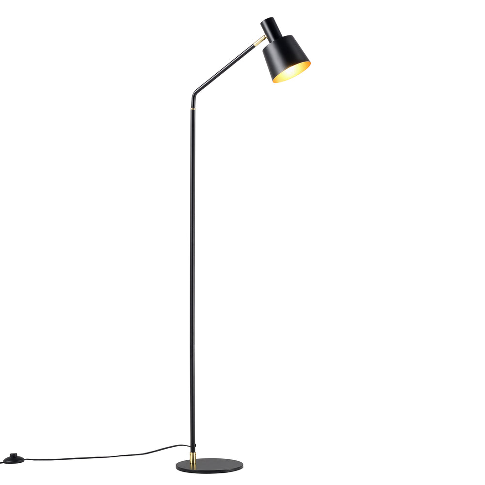 Stehlampe Bristol verstellbar Schwarz [lux.pro]