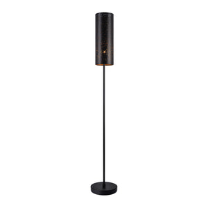 Stehleuchte 142cm Stehlampe Standleuchte Stand Lampe Metall Schwarz [lux.pro]