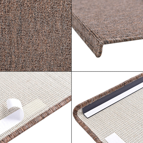 Stufenmatten Rechteckig 15-er Set versch. Farben [en.casa]