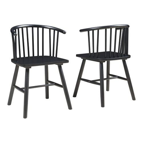 Esszimmerstuhl Stami 2er Set Holz [en.casa]