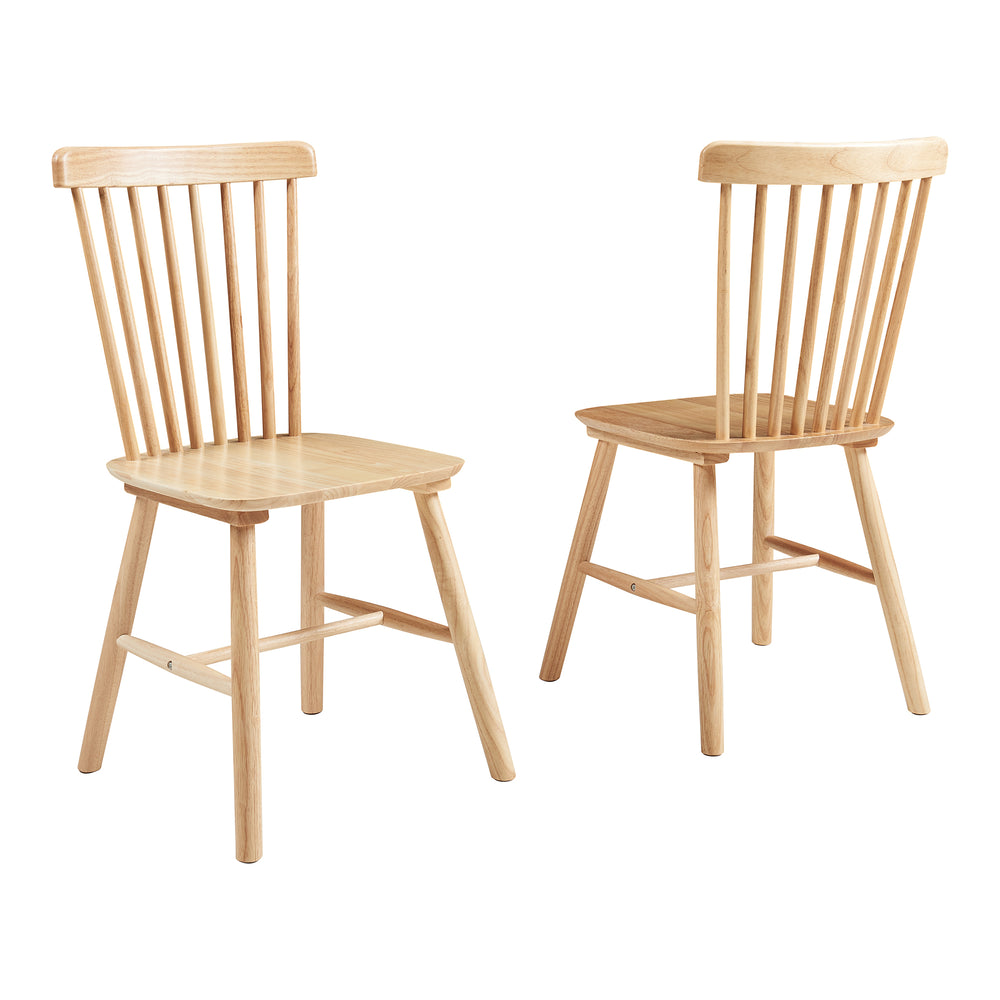 Esszimmerstuhl Karmoy 2er Set Holz [en.casa]