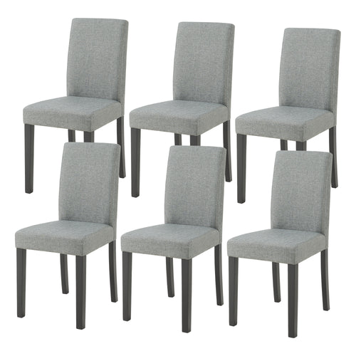 Esszimmerstuhlset Hamburg Textil [en.casa] - premiumXL