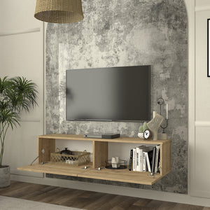 TV-Lowboard hängend Nolven [en.casa]