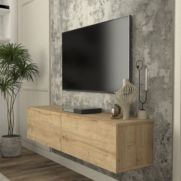 TV-Lowboard hängend Nolven [en.casa]