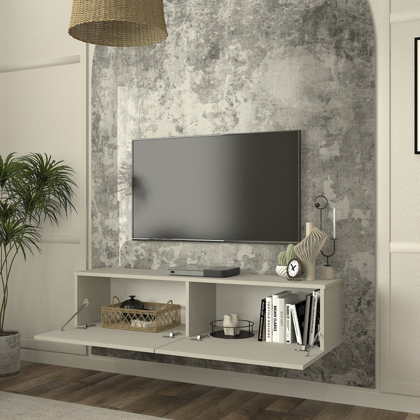 TV-Lowboard hängend Nolven [en.casa]