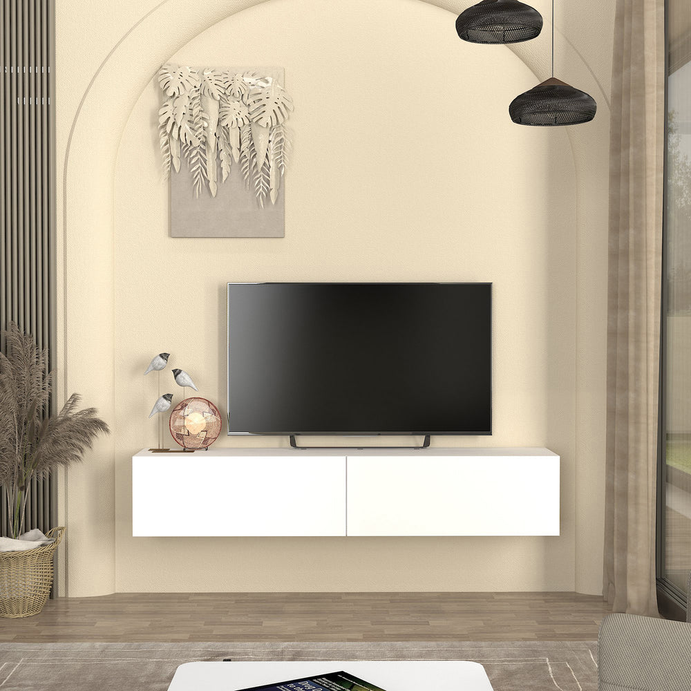 TV-Lowboard hängend Nolven [en.casa]