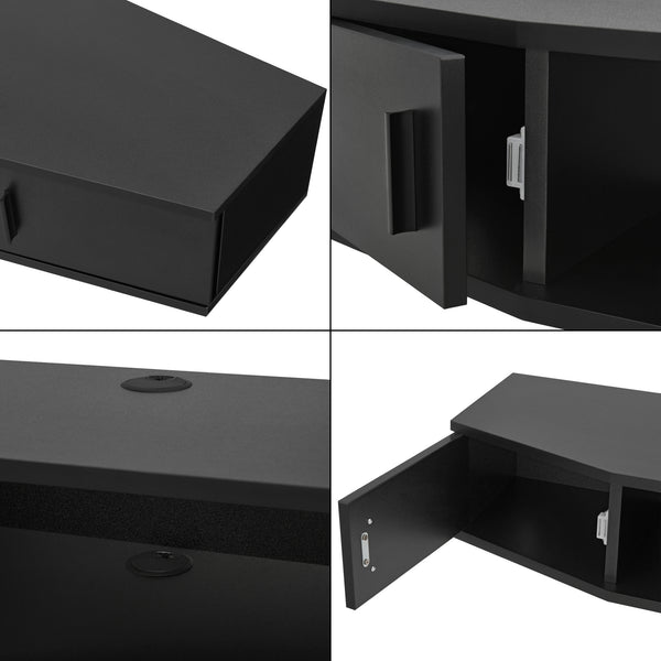 TV-Wandregal Tørring in versch. Farben [en.casa]