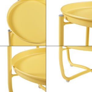 Tabletttisch Sandefjord Stahl [en.casa]