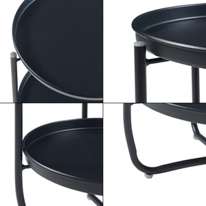 Tabletttisch Sandefjord Stahl [en.casa]